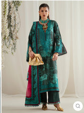 Eres Bonita by BinIlyas Embroidered Viscose Shirt with Digital Print Chiffon Dupatta & Trousers | 3-Piece Unstitched Suit 1106-B